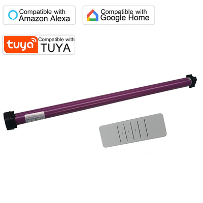 Manual 45mm Roller Blind Motor Diy 12v Tubular Motor Purple