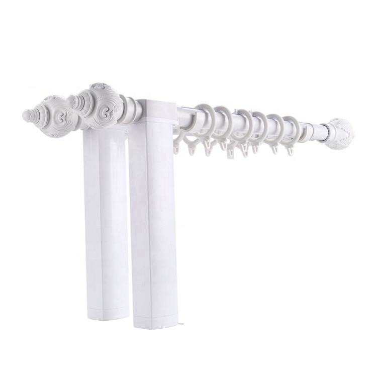 Customized Roman Rod Wifi Remote Control Automatic Electric Smart Curtain Motor Track