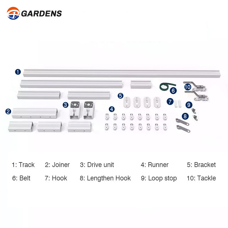 Hot sale wholesale price low consumption Curtain rods and double curtain track Smart curtain motor